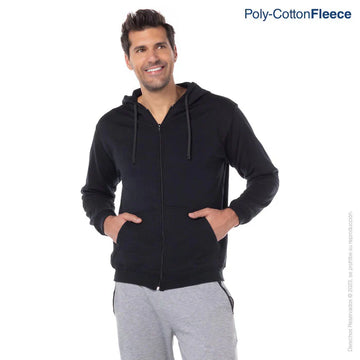 Adult’s Unisex Full Zip Hooded Sweatshirt With Kangaroo Pocket