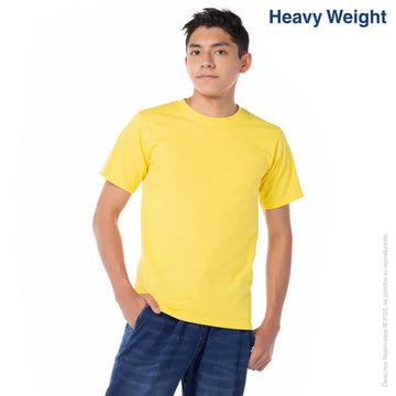 Youth’s Heavy Weight Crew Neck Short Sleeve T-Shirt