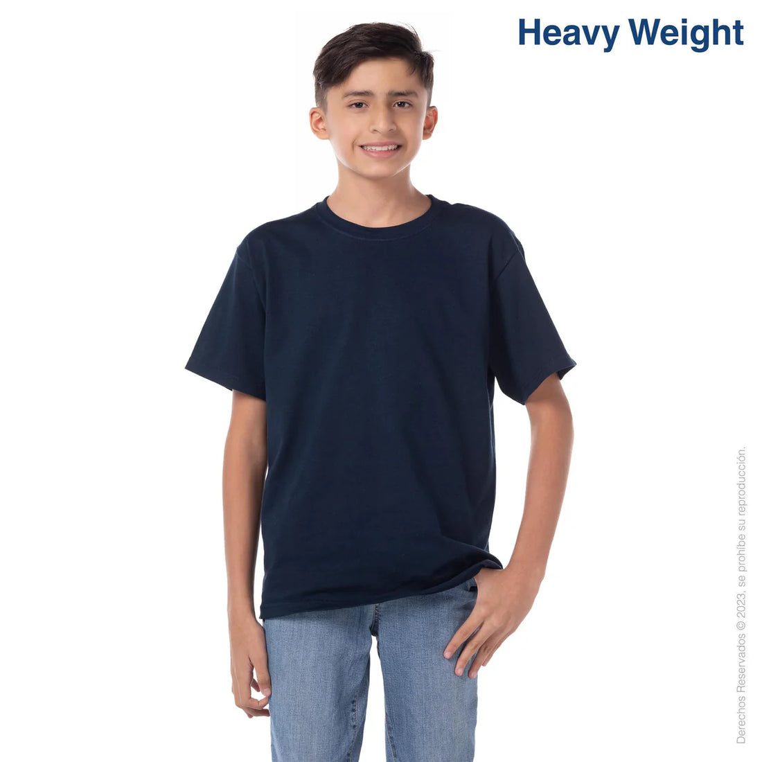 Custom Youth’s Heavy Weight Crew Neck Short Sleeve T-Shirt