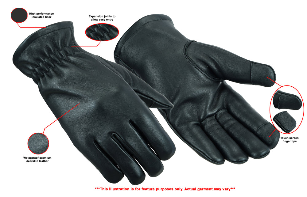 DS53 Deerskin Waterproof Thermal Lined Glove