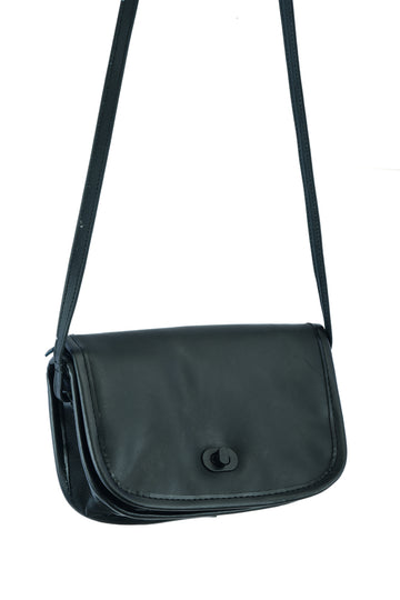 DS8500 Women's Black Construction Leather Purse/Shoulder Bag copy