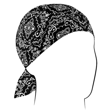 Z101 Flydanna®, Cotton, Black Paisley