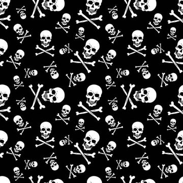 BD2512 Bandana Skull and Crossbones