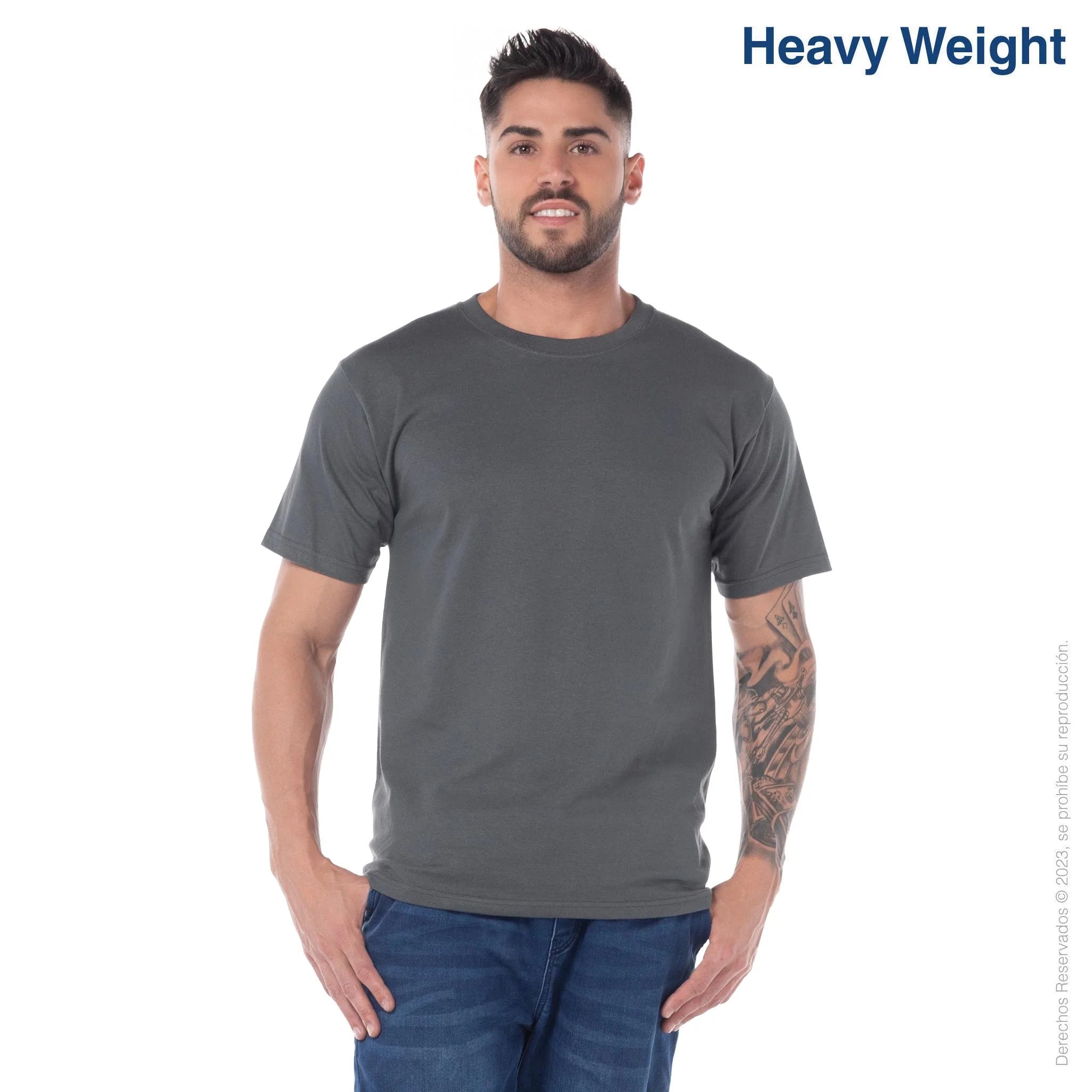 Custom Youth’s Heavy Weight Crew Neck Short Sleeve T-Shirt