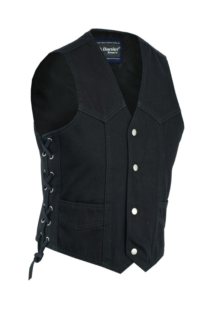 DM9726 Kid's Denim Side Lace Vest