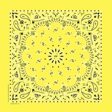 NT4403 Bandana Paisley Yellow