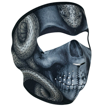 WNFM415 ZANÂ® Full Mask- Neoprene- Snake Skull