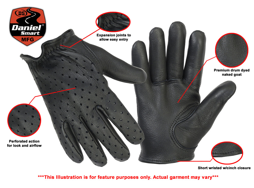 DS89PF Perforated Police Style Glove