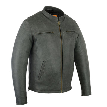 DS709 Men's Sporty Cruiser Jacket (GRAY)