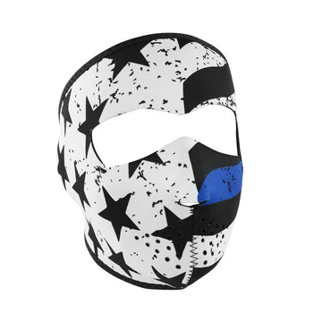 WNFM119 ZANÂ® Full Mask- Neoprene- Thin Blue Line