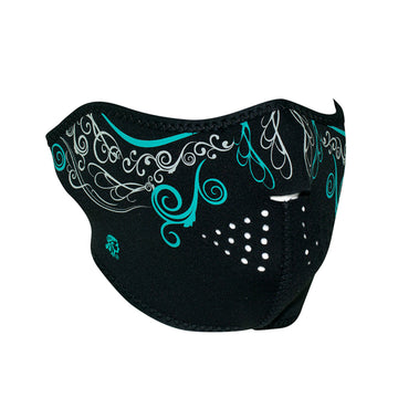 WNFM092HG ZANÂ® Half Mask- Neoprene- Venetian- Glow in the Dark