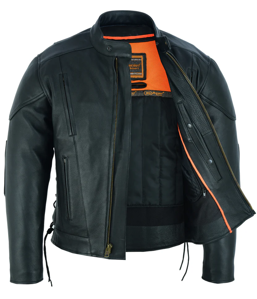 DS777 Men's Vented MC Jacket Side Laces